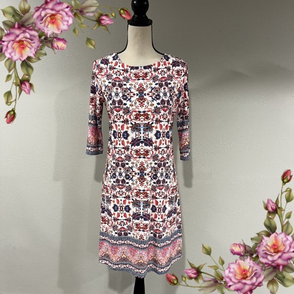 Gilli long sleeve floral dress